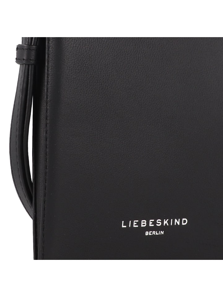 LIEBESKIND BERLIN Hilla Handytasche Leder 13 cm in black günstig kaufen onesize