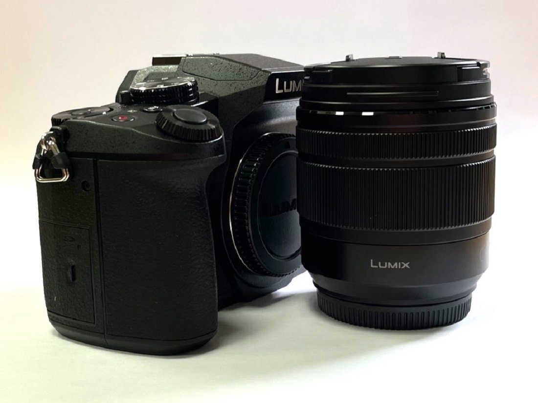 Panasonic Lumix G81+G3,5-5,6/12-60 mm Power OIS Schwarz Digitalkamera Systemkamera