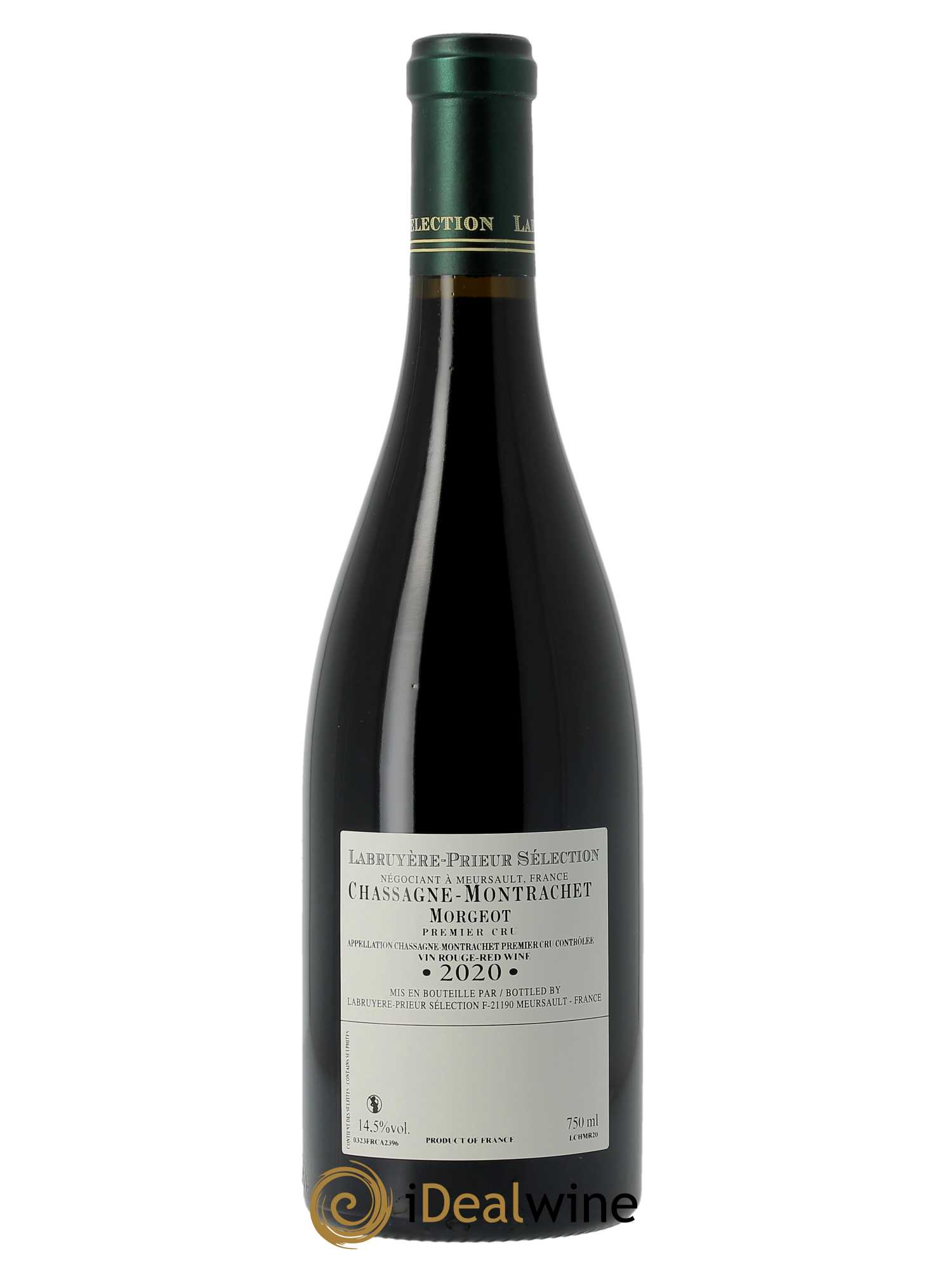 Chassagne-Montrachet 1er Cru Les Morgeots Labruyere-Prieur  2020 - Lot de 1 Bouteille