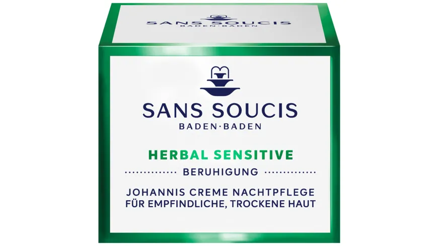 SANS SOUCIS Herbal Sensitive Johannis Creme Nachtpflege 50 ml