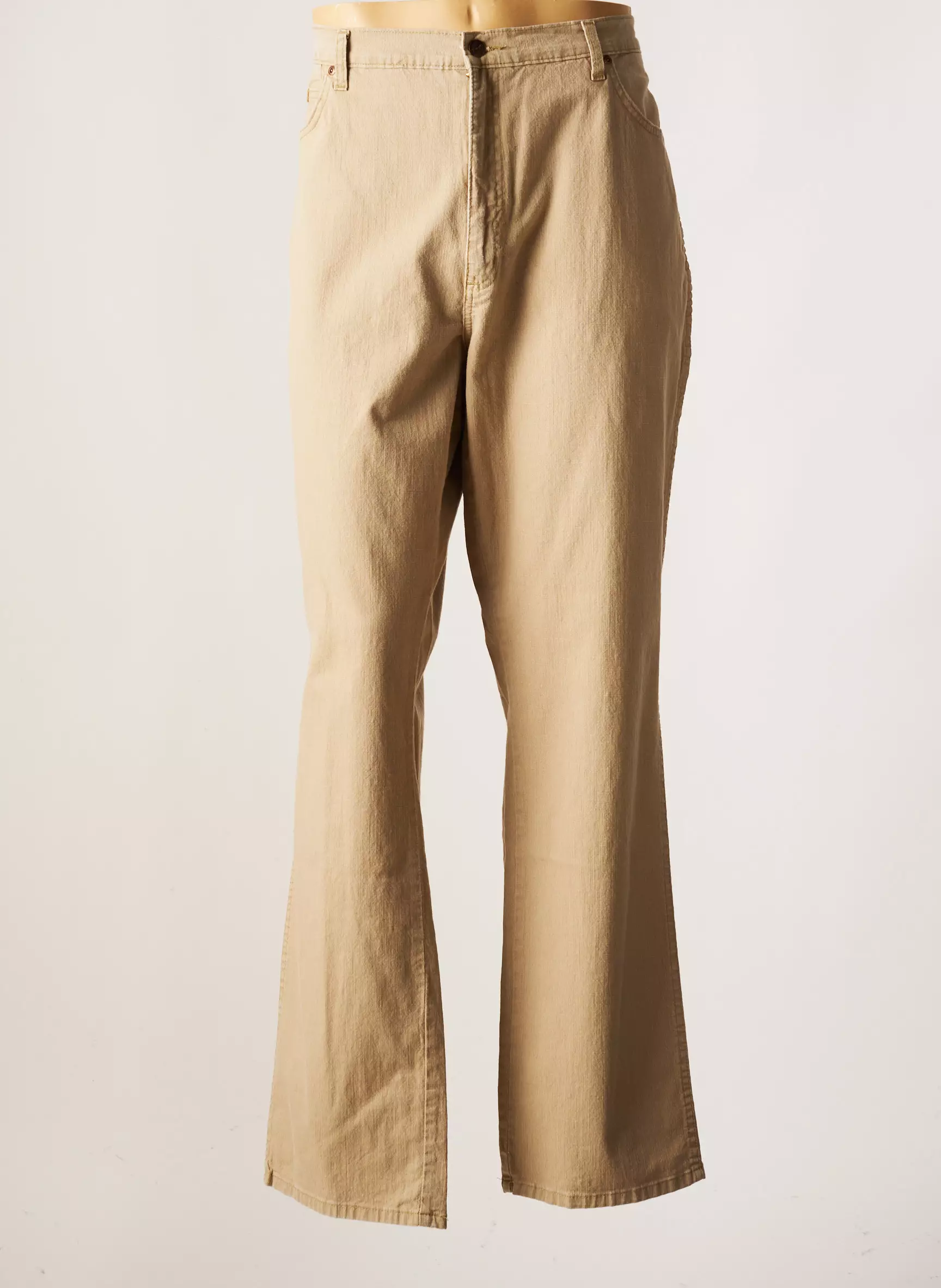 Wrangler Pantalons Droits Homme couleur beige