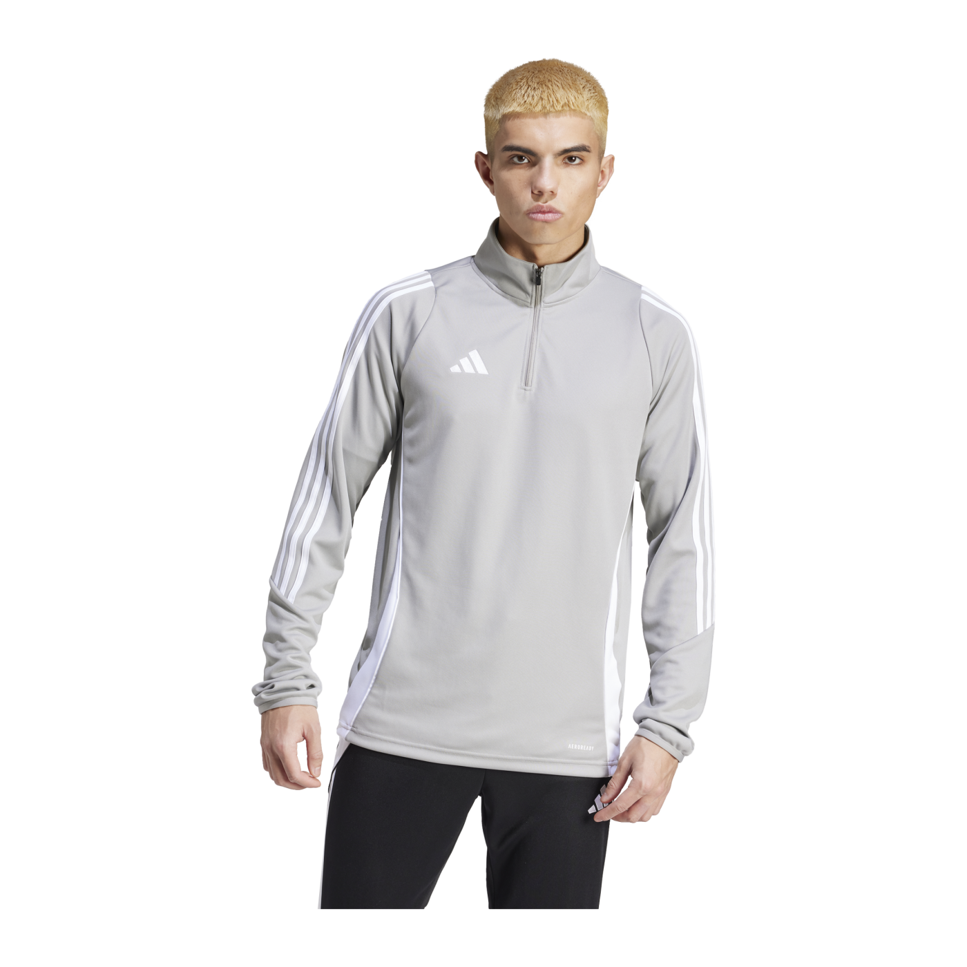 adidas Tiro 24 Trainingstop Grau Weiss