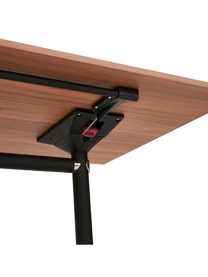 KADIMA DESIGN Schreibtisch faltbar 160x80 cm, minimalistisch Computertisch in Braun günstig kaufen