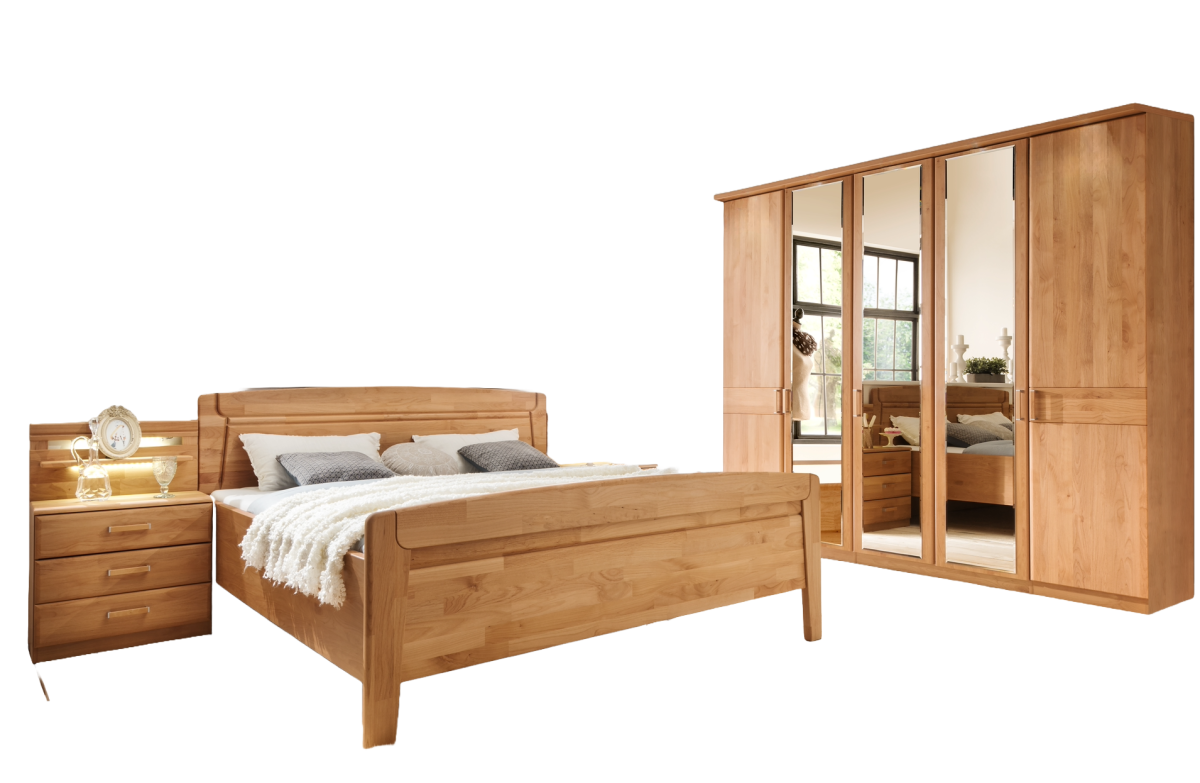 Komfortbett Lausanne Erle 180 x 200 cm