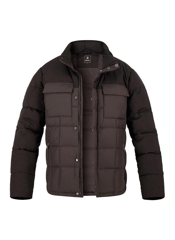 BOGGI MILANO, Daunenjacke, Wolle-Mikrofaser waschbar, braun