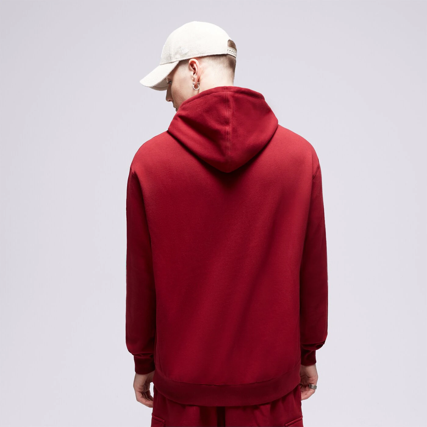 NEW ERA HOODIE NE OS NONE Dunkelrot
