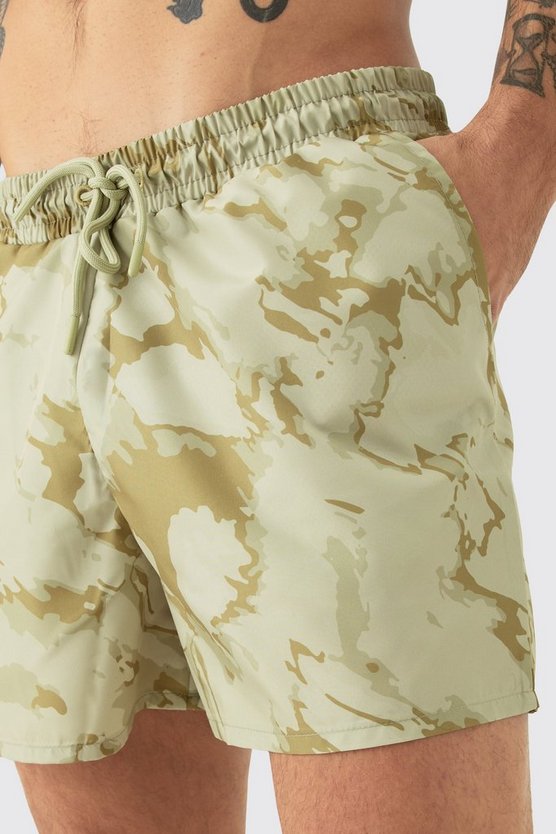 Kurze Camouflage Badehose