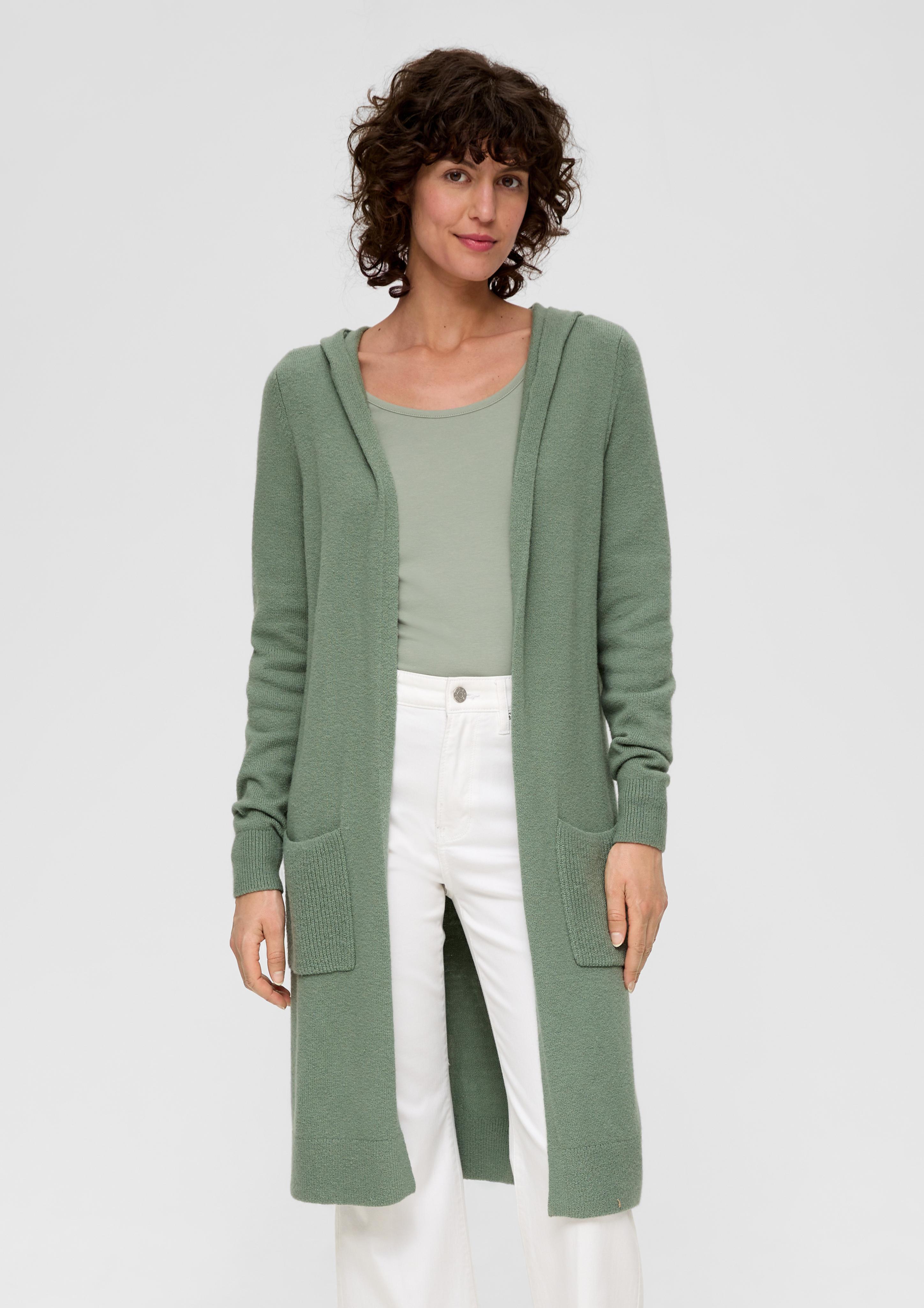 Long-Cardigan mit Kapuze  2118908-7210