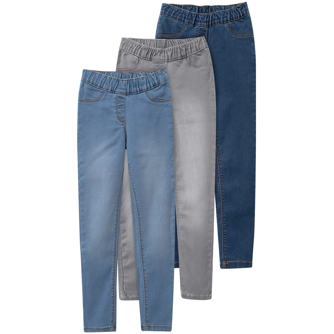 3 Mädchen Jeggings im Set