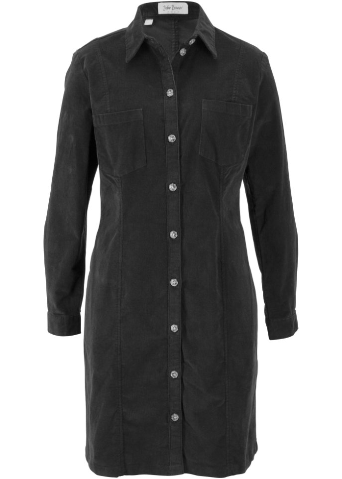 Cord-Stretch-Kleid