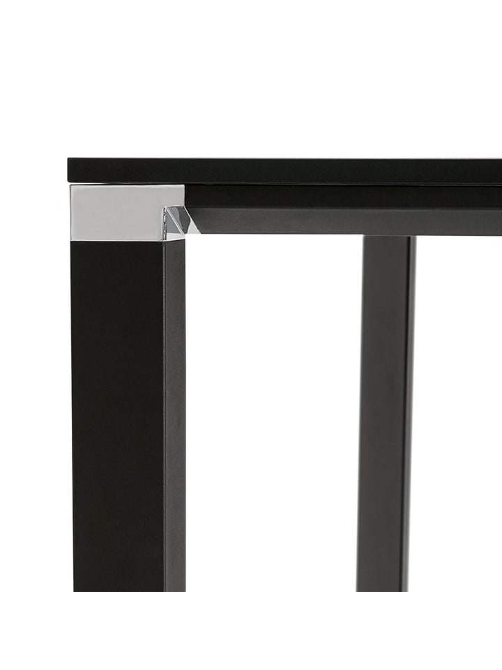 KADIMA DESIGN Schreibtisch Quadrat 140x140 cm Konferenztisch modern, Büromöbel in Schwarz günstig kaufen