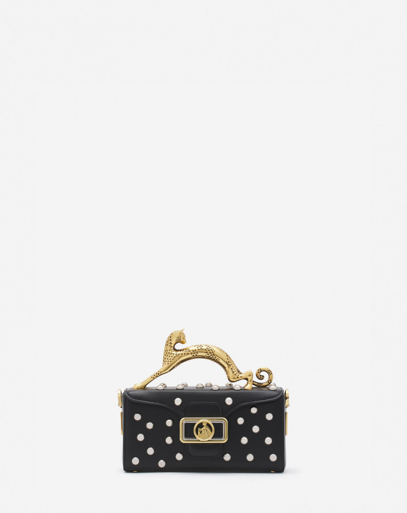 SAC PENCIL CAT NANO EN CUIR AVEC STUDS