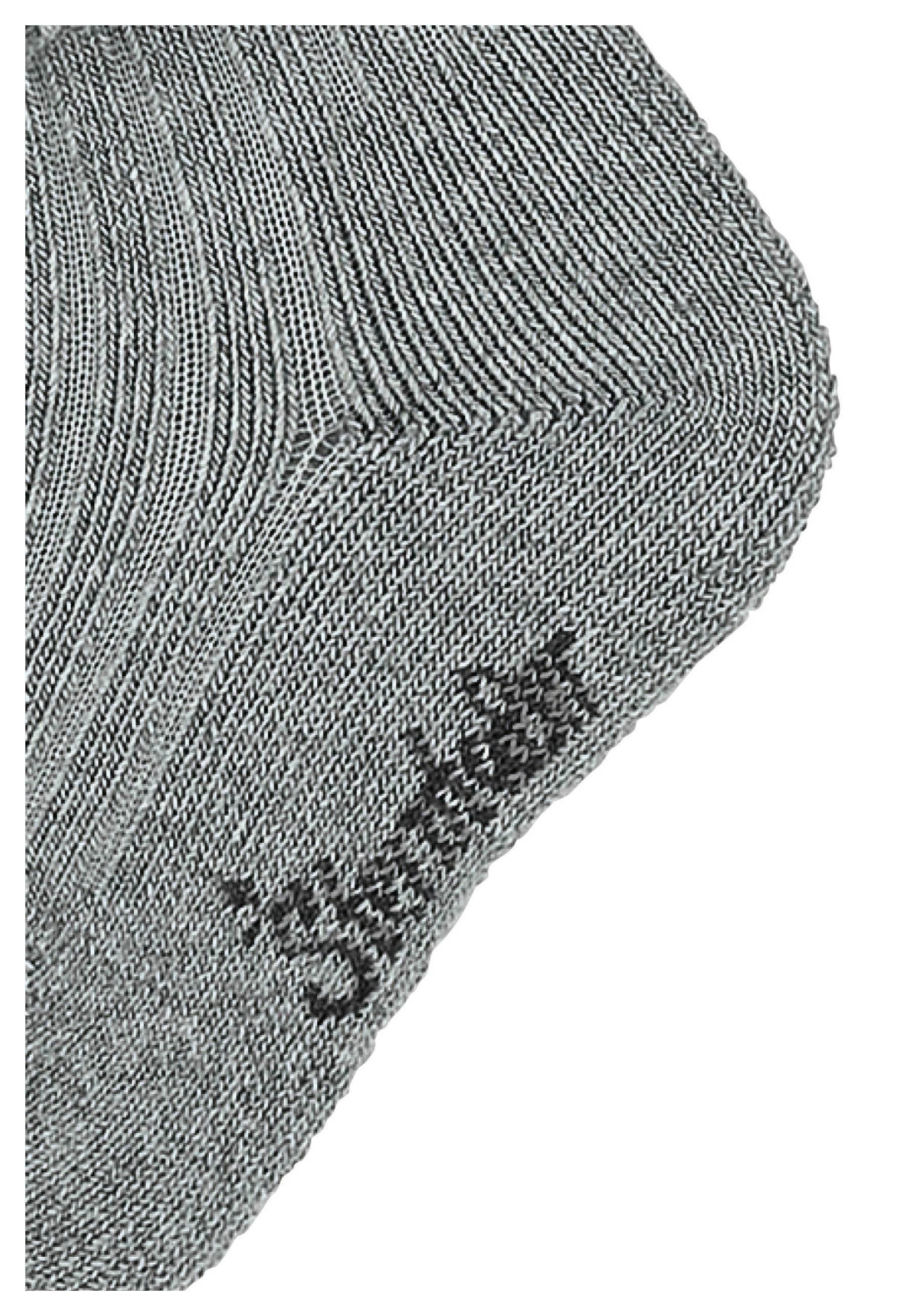 Babysocken uni mit Rippstruktur, Vollplüsch innen