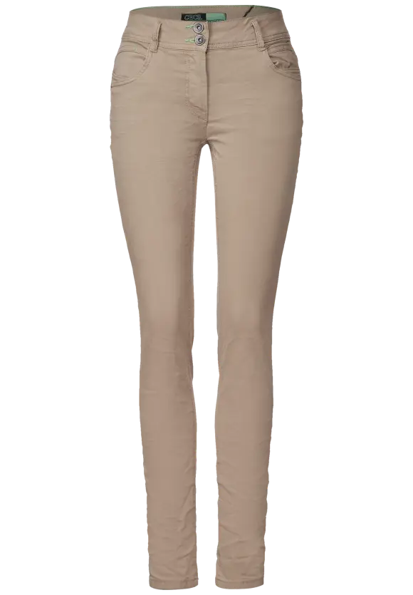 CECIL Slim Fit Hose in Unifarbe
