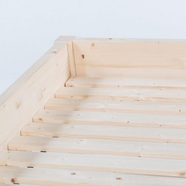 TUGA-Holztech Massivholzbett Dübelbett (Fichte) 