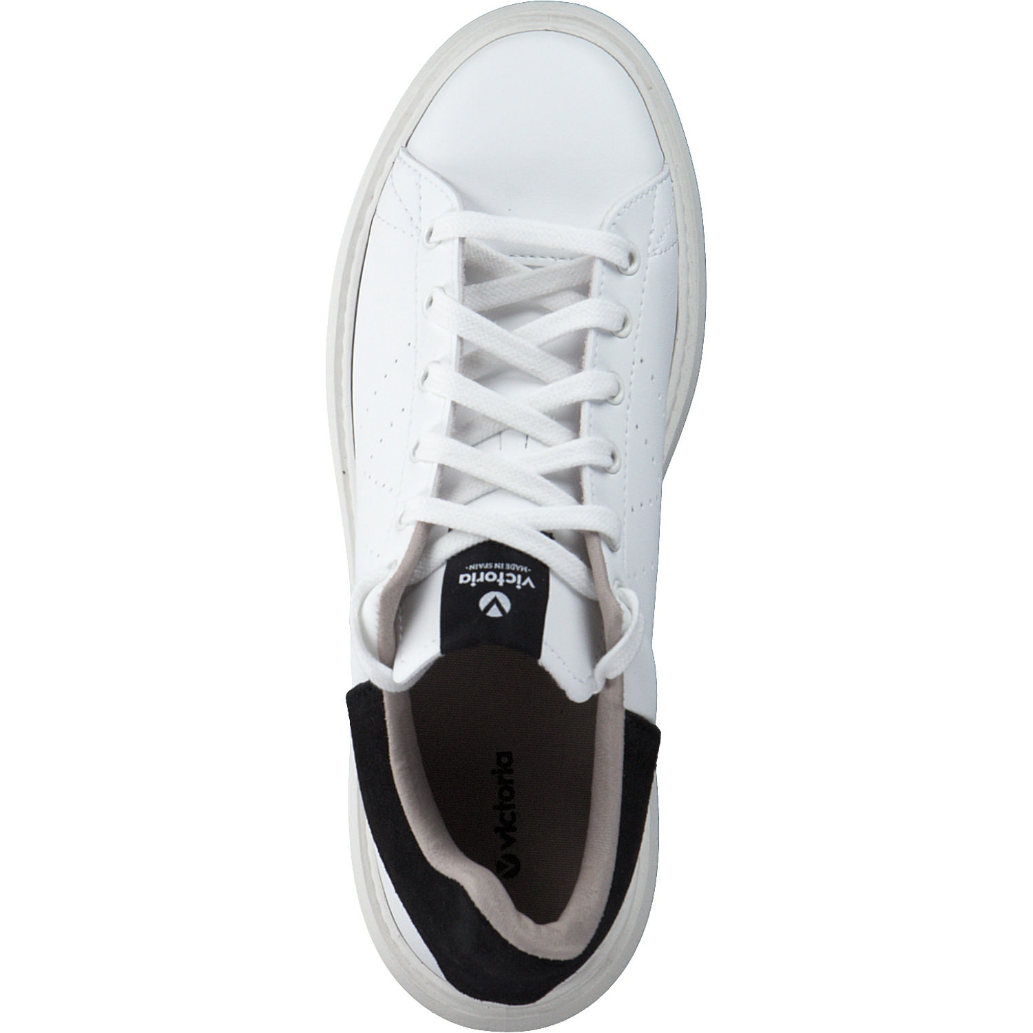 Viktoria 1263101, Sneakers Low, Damen, negro/white