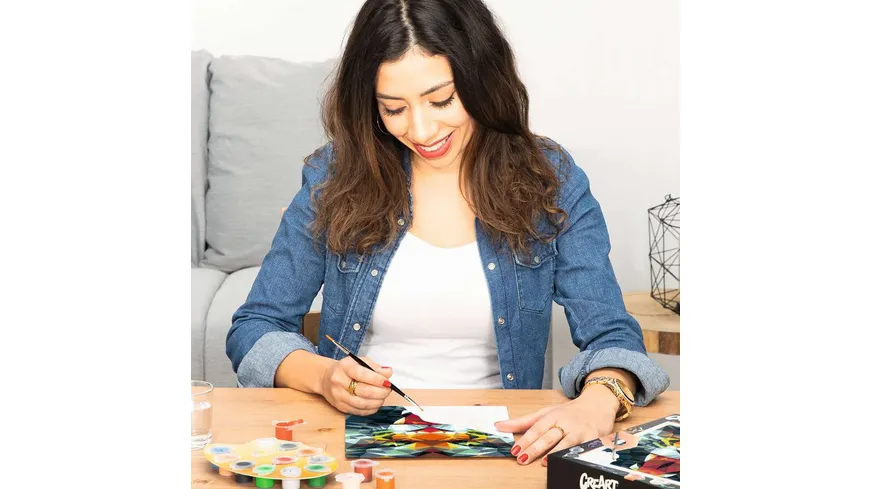 Ravensburger Beschäftigung - CreArt - Malen nach Zahlen 23514 – Polygon Tiger