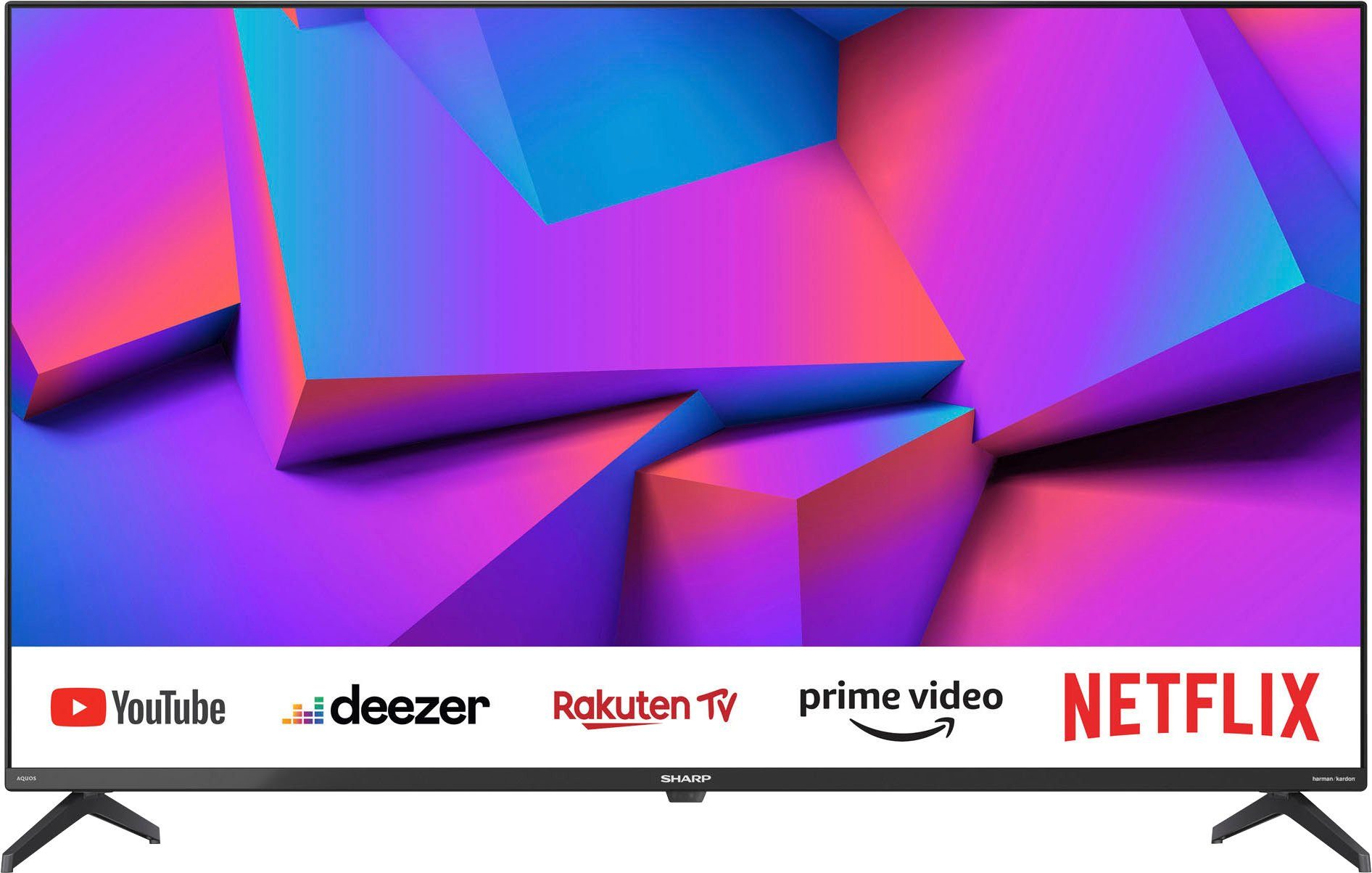 Sharp 4T-C43FK_ LED-Fernseher (108 cm/43 Zoll, 4K Ultra HD, Smart-TV)