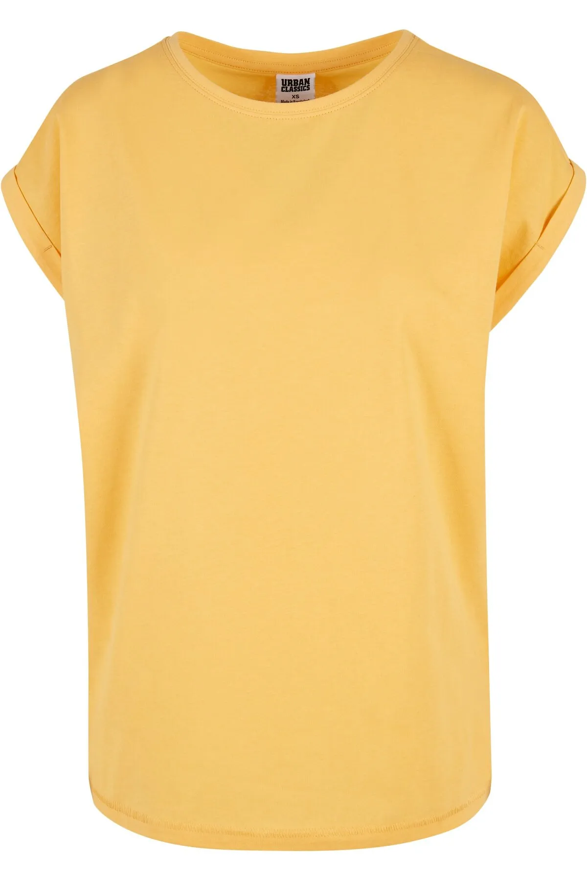 Urban Classics  Damen T-Shirt mit verlängerter Schulterpartie für Damen