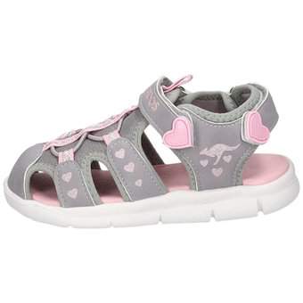 KangaROOS K Mini Flat Sandale in grau