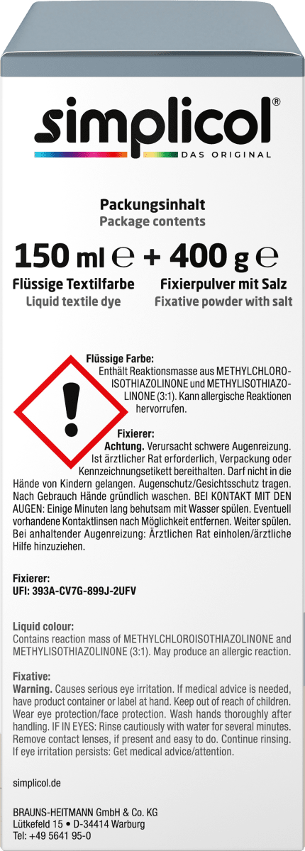 Textilfarbe intensiv Elegantes Grau, 1 St
