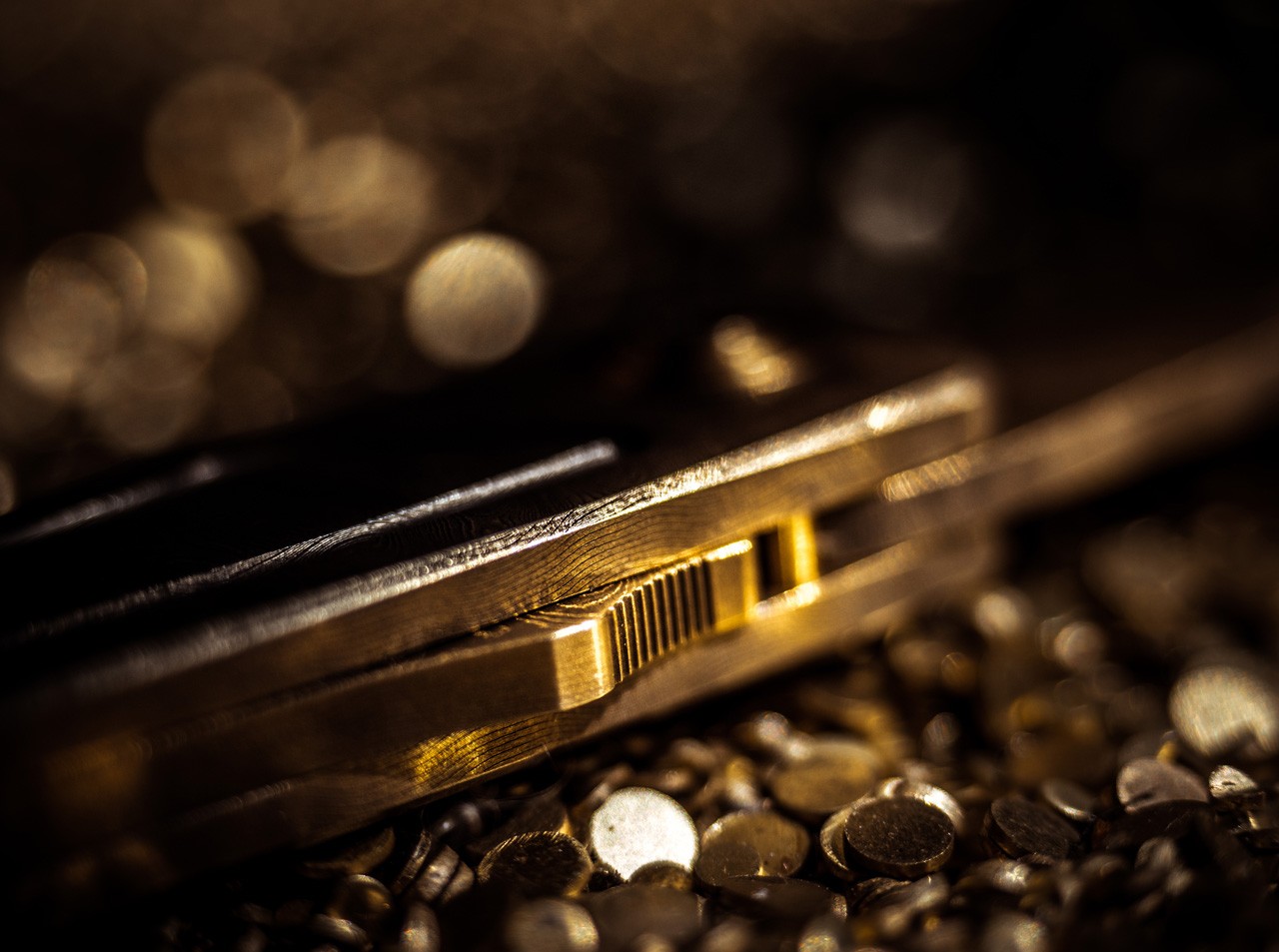 Merlin Damast Meisterwerk Gold