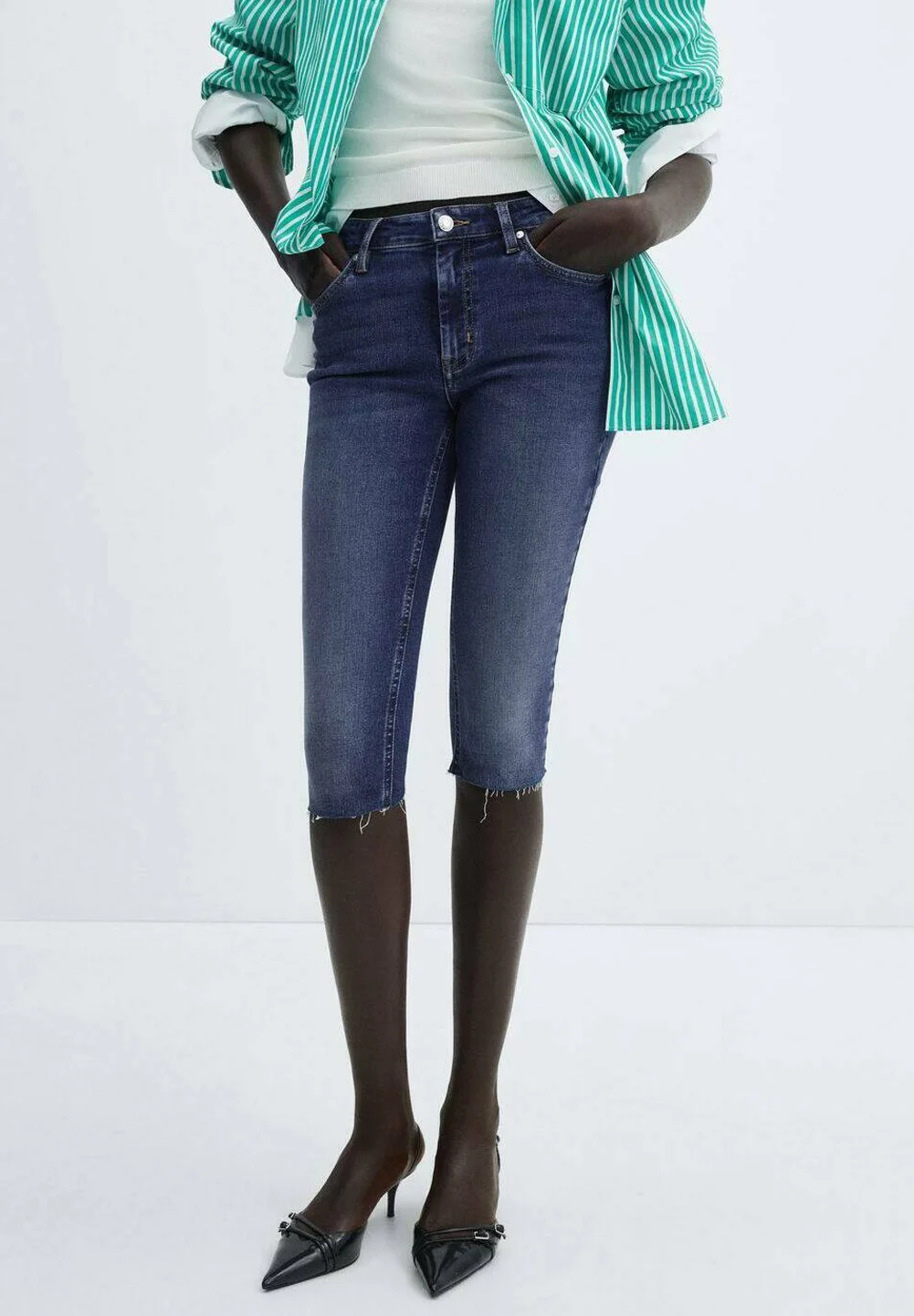 Mango CELIA - Shorts vaqueros