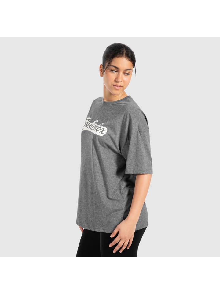 SMILODOX Unisex T-Shirt Macey in Anthrazit Melange günstig kaufen