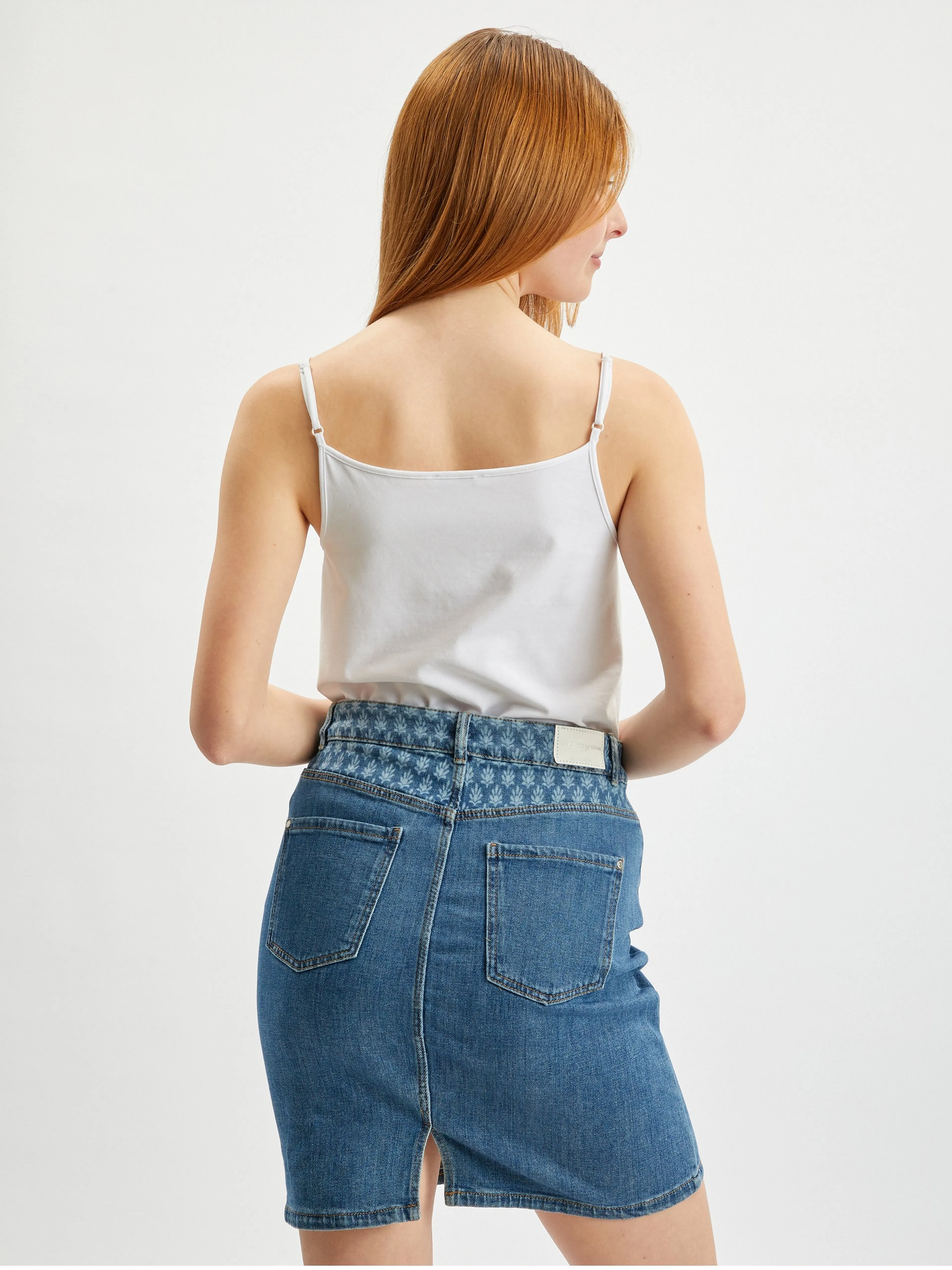 Blauer Damen-Denimrock ORSAY