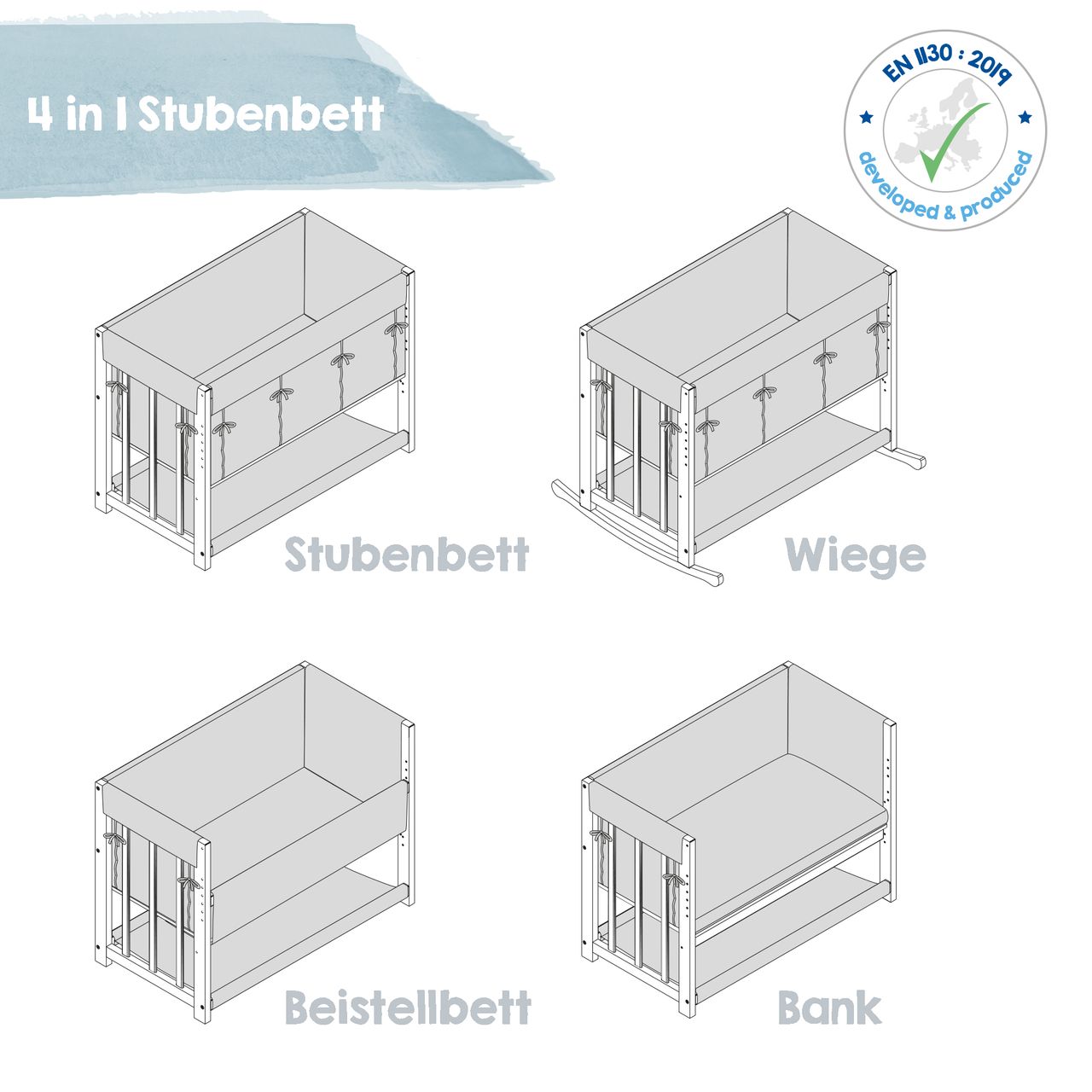 Roba Stubenbett 4 in 1