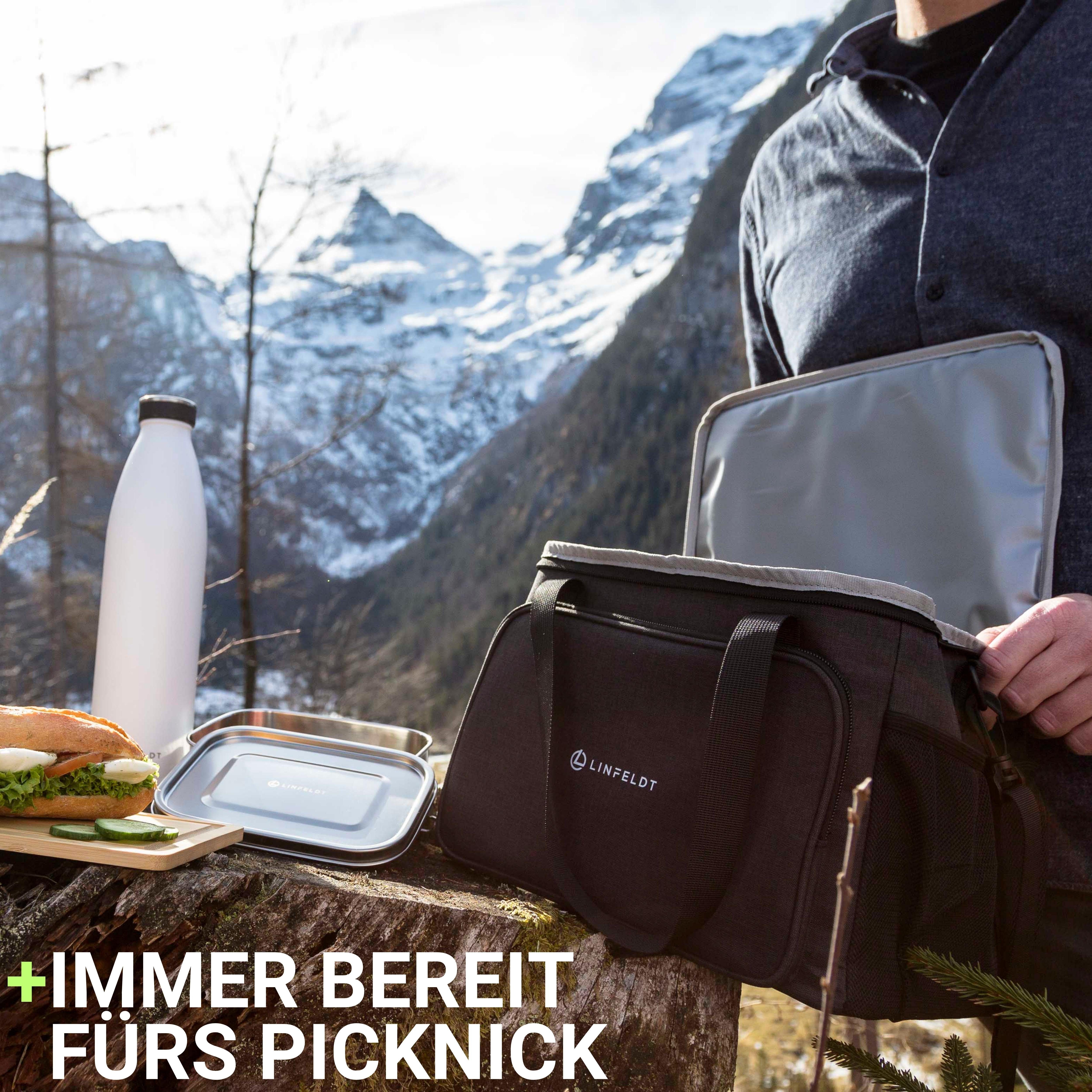 LINFELDT Kühltasche Thermotasche Isoliert 15L - Kühltasche Faltbar
