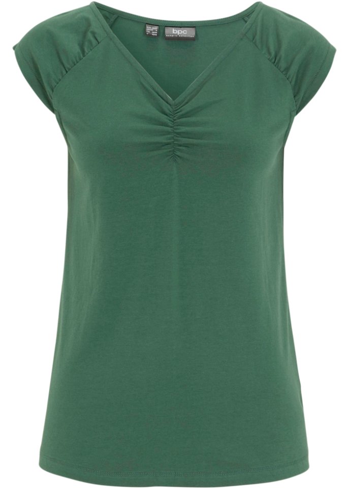 Shirttop mit V-Ausschnitt
