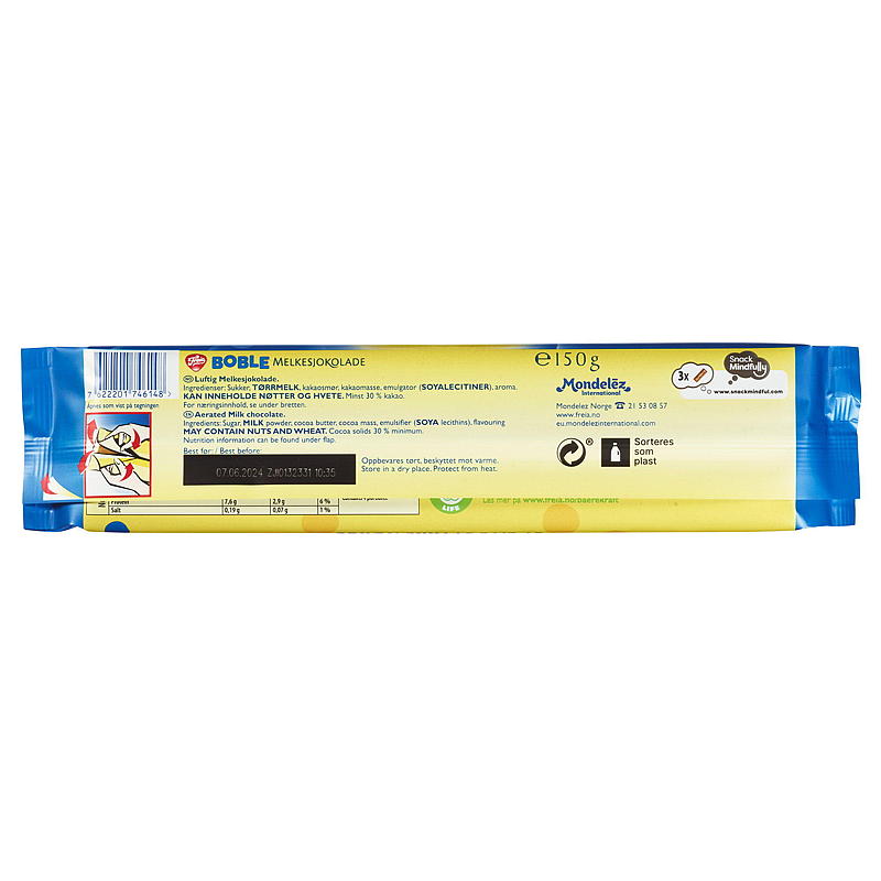 Freia Boble melkesjokolde 150 g