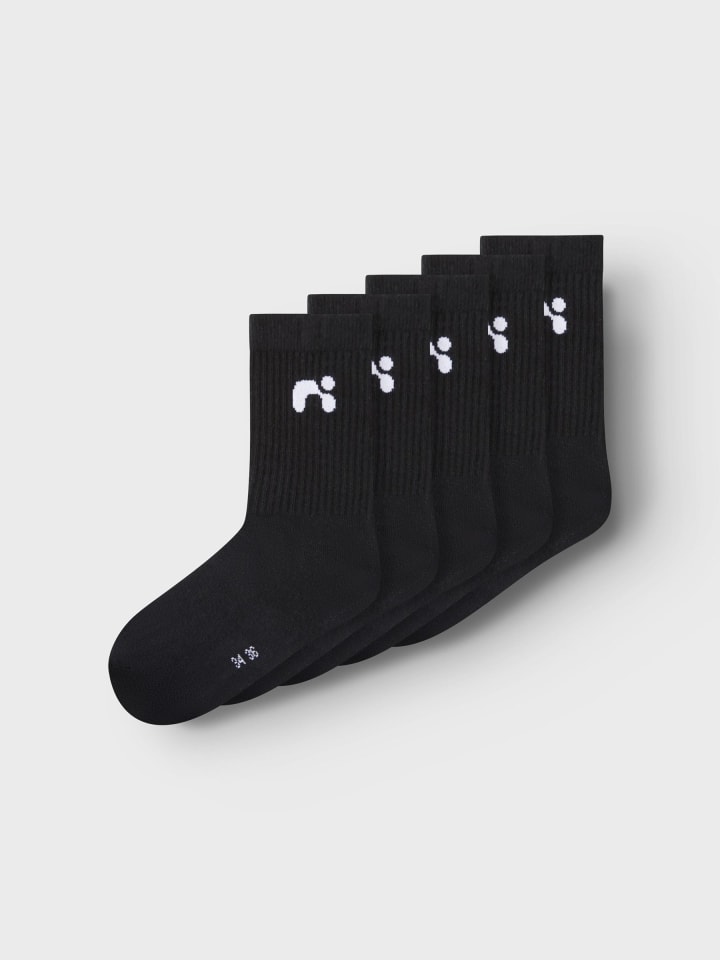 name it 5er Pack Socken NKNLARIS 5P SOCK in black günstig kaufen