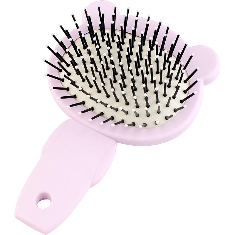 Essentii Hårbørste 15 cm rosa bjørn