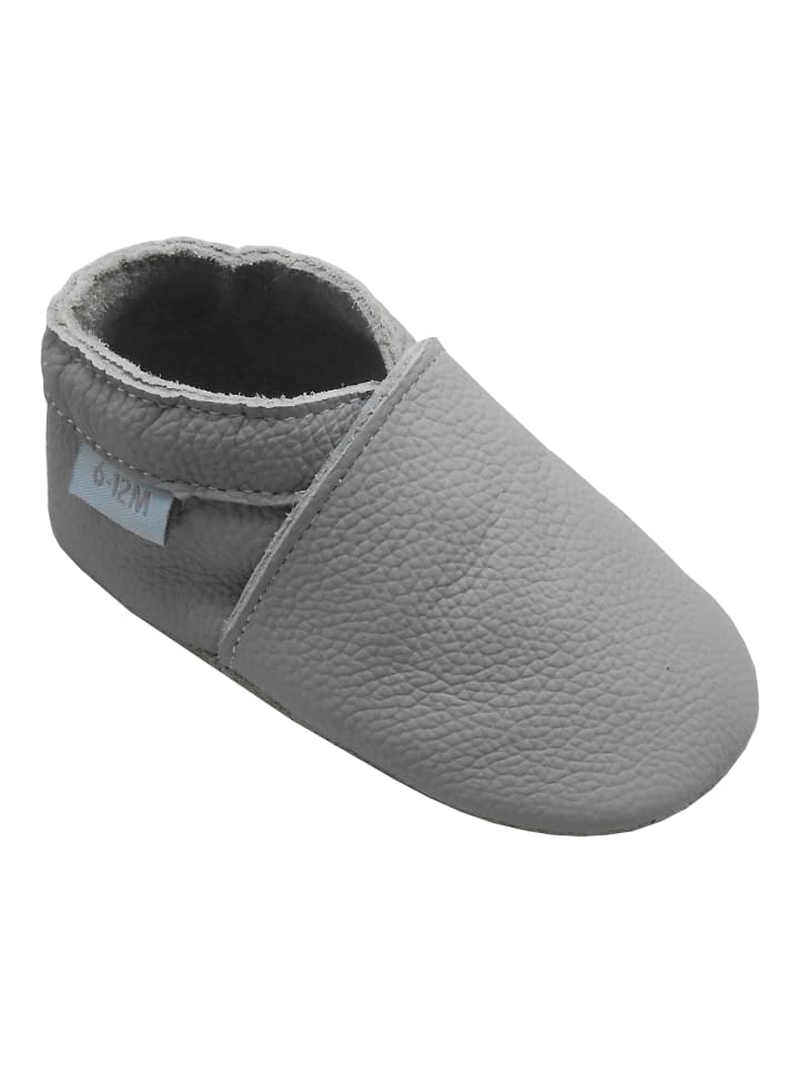 Yalion Baby Leder-Krabbelschuhe in Hellblau günstig kaufen