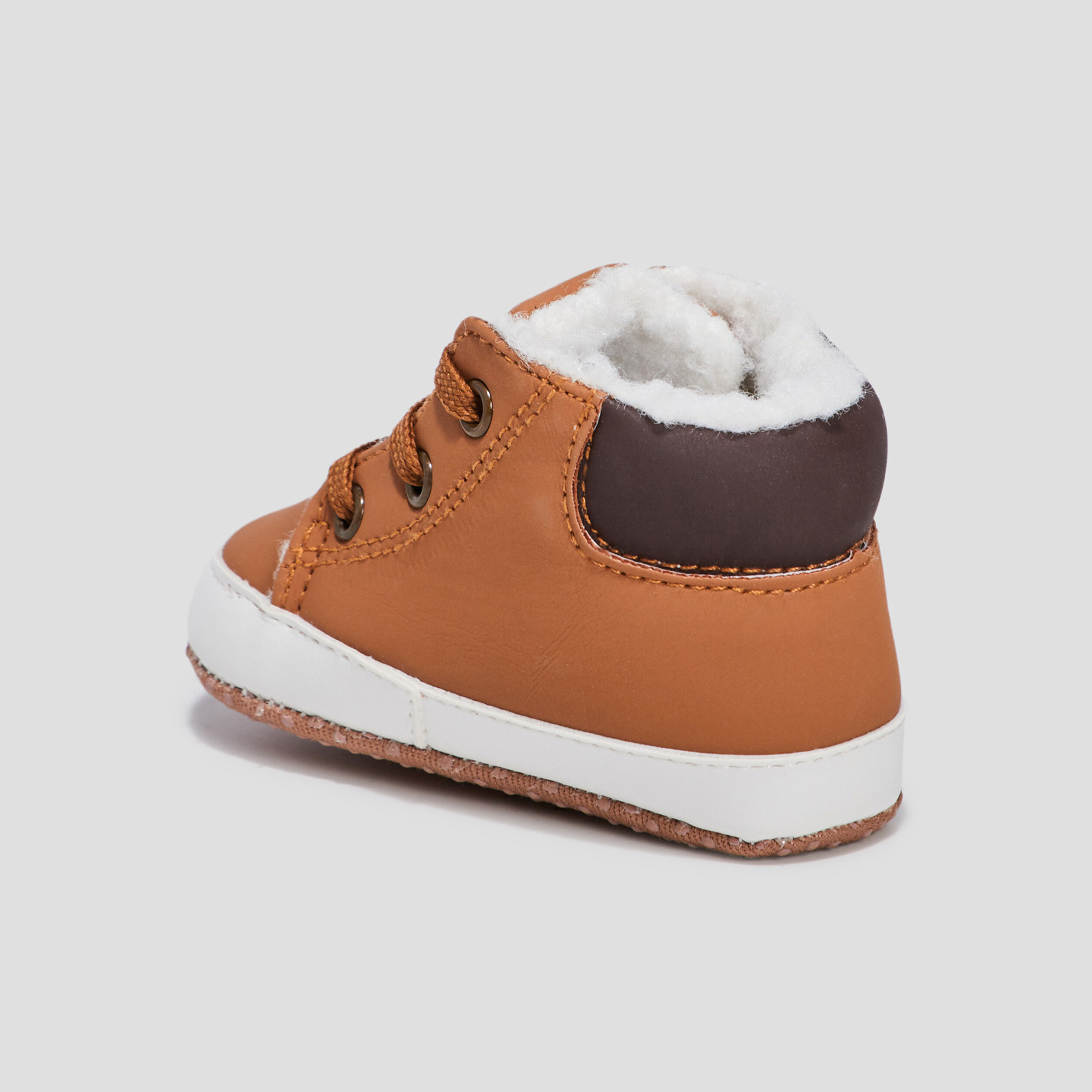 Bottillons à lacets Creeks camel bébé garçon | La Halle