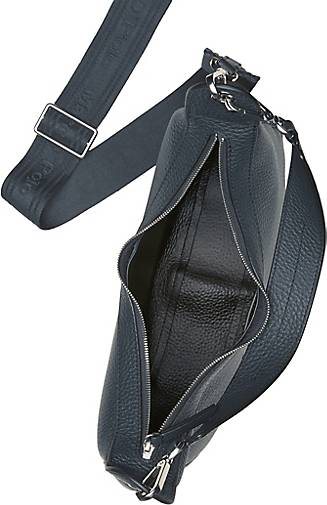 Marc O'Polo Hobo Bag medium aus genarbtem Rindleder