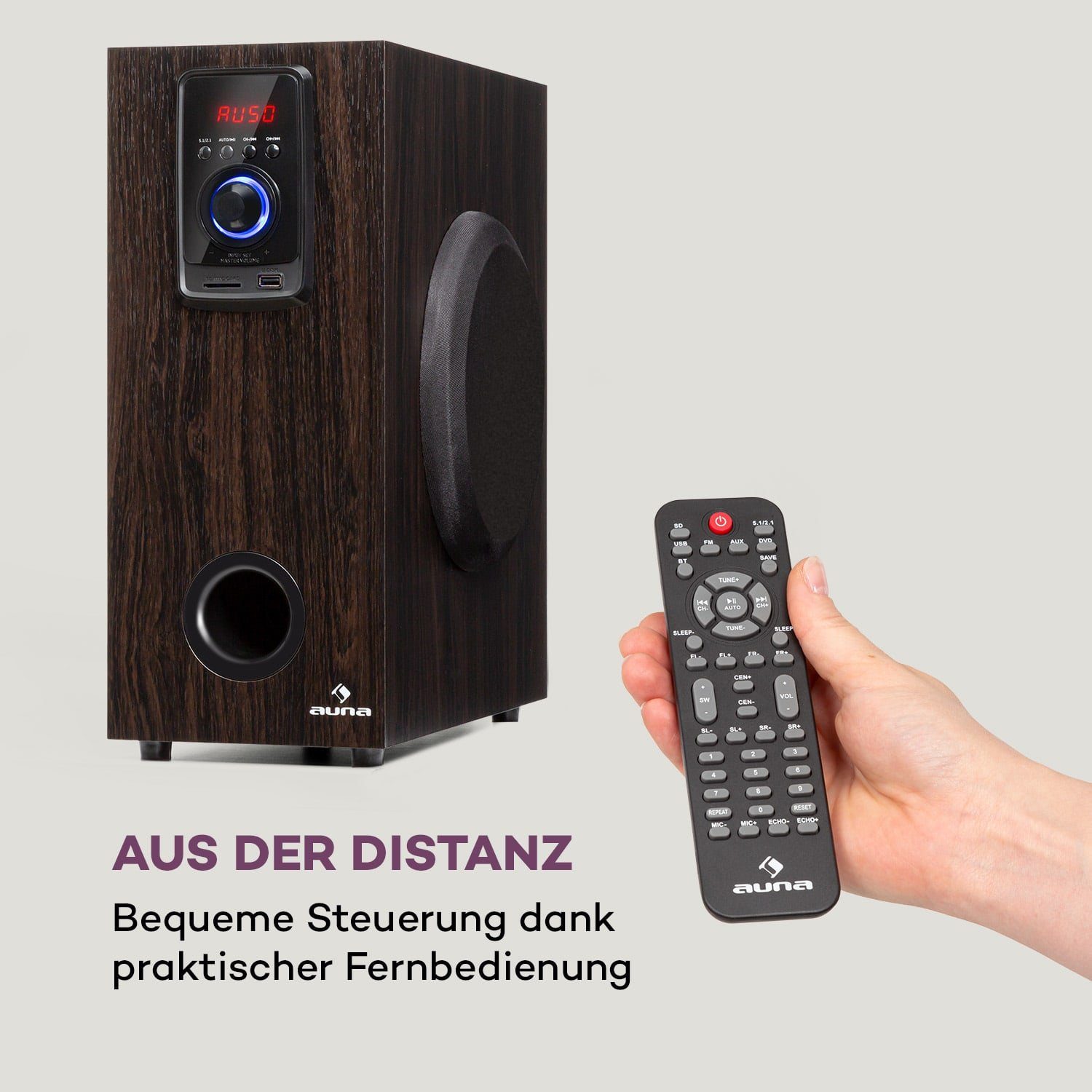Auna Areal Elegance Lautsprechersystem (Bluetooth, 190 W)