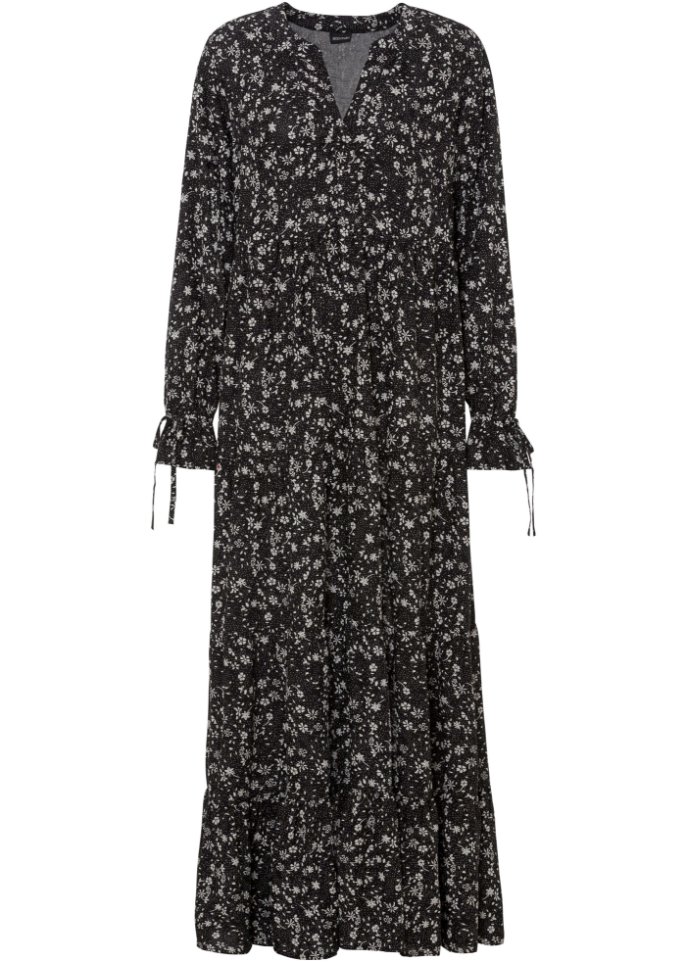 Bedrucktes Maxikleid aus nachhaltiger Viskose