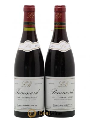 Pommard 1er Cru Les Croix Noires Lucien Boillot & Fils (Domaine)  2012 - Lot de 2 Bouteilles