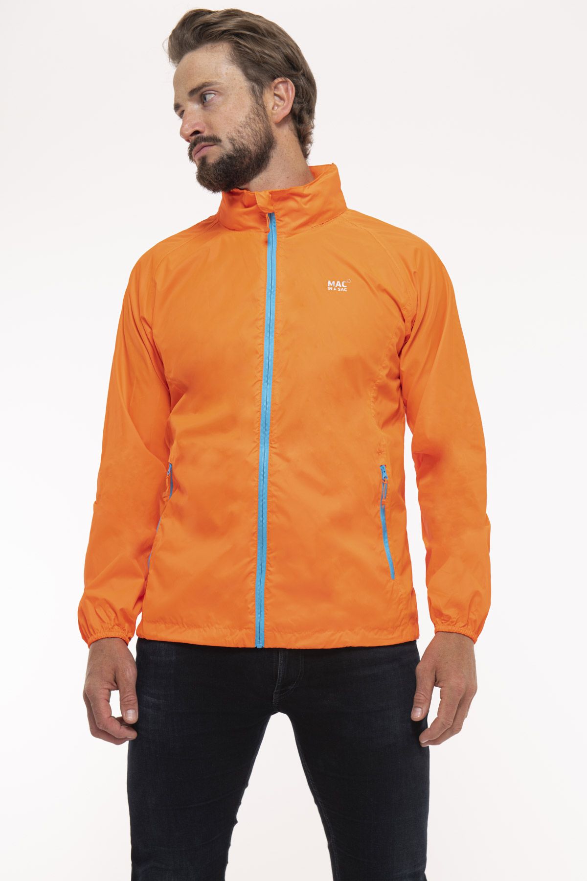 Mac in a Sac Neon Orange Regenjacke