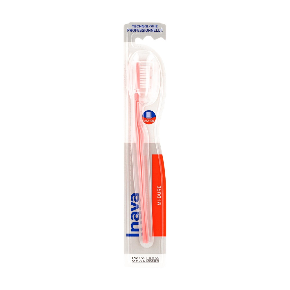 Oral Care INAVA Brosse à dents 25/100 Mi-dure Brosse à dents
