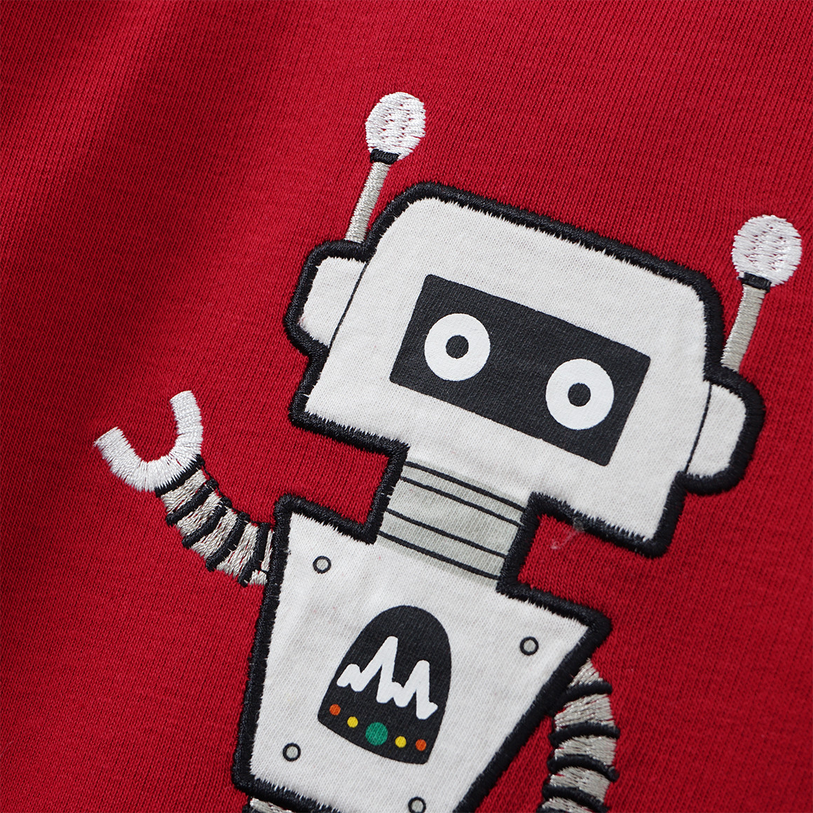 Baby Sweatshirt mit Roboter-Applikation