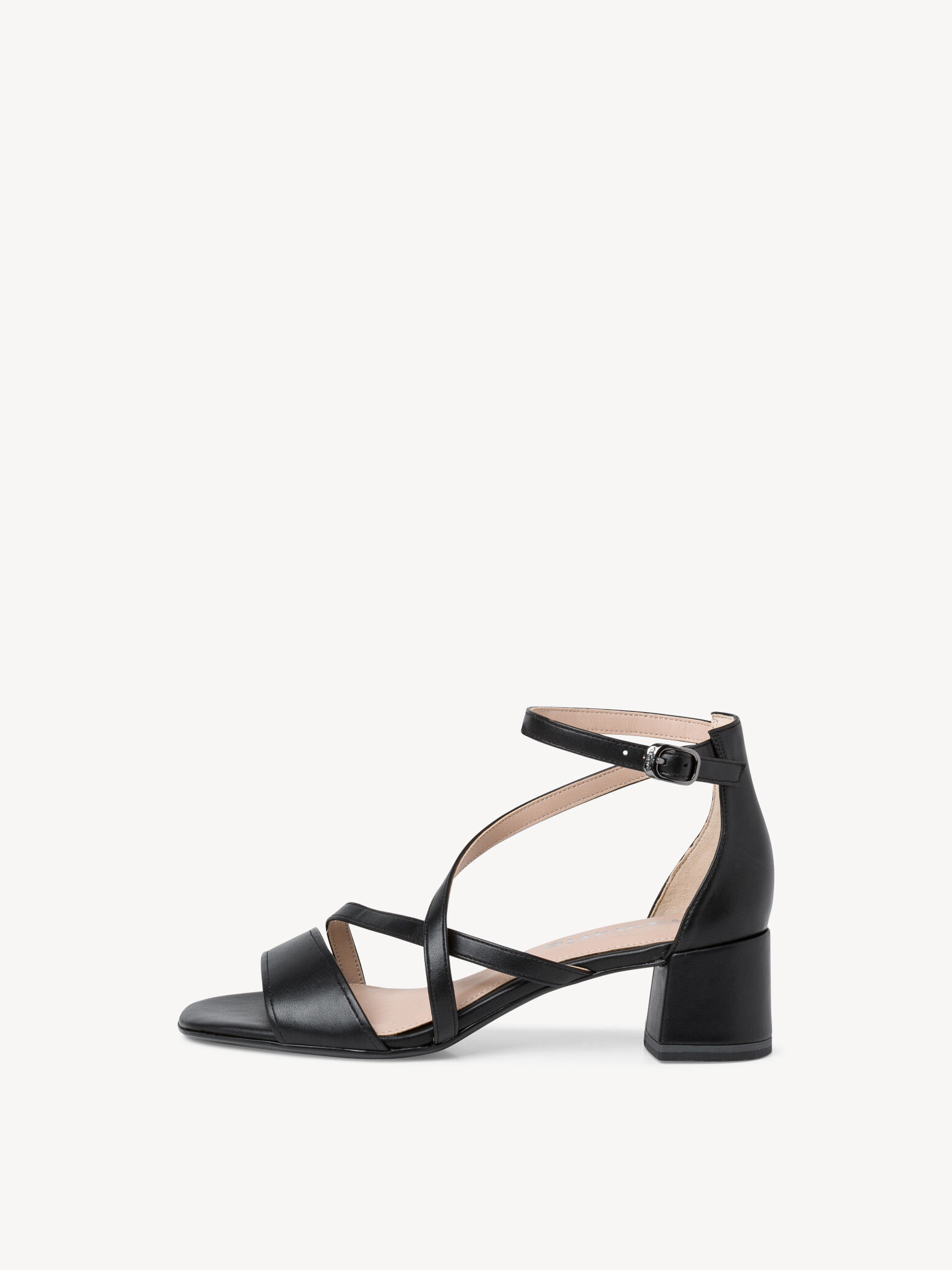 Sandale à talon - noir
