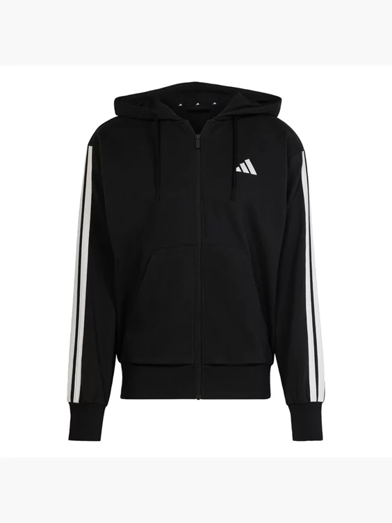 adidas Essentials 3-Streifen French Terry Kapuzenjacke