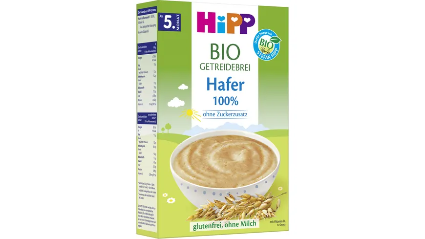 HiPP Bio-Getreide-Brei ohne Zuckerzusatz 200 g