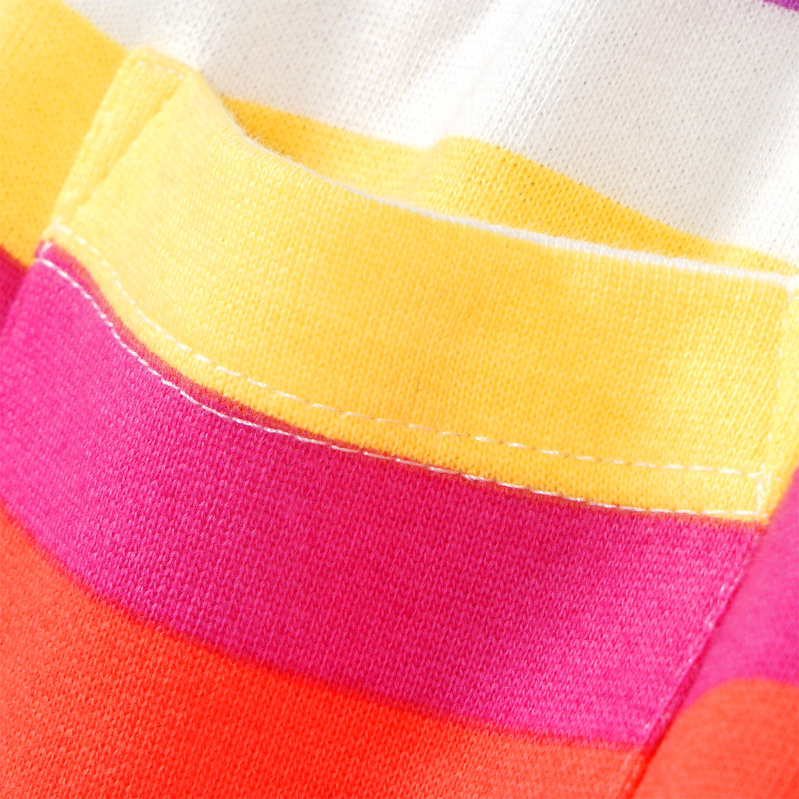Baby Sweatkleid in bunten Regenbogenfarben