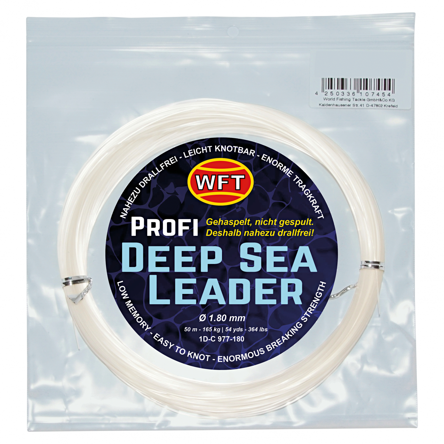 WFT Angelschnur KG Mono Deep Sea Leeder