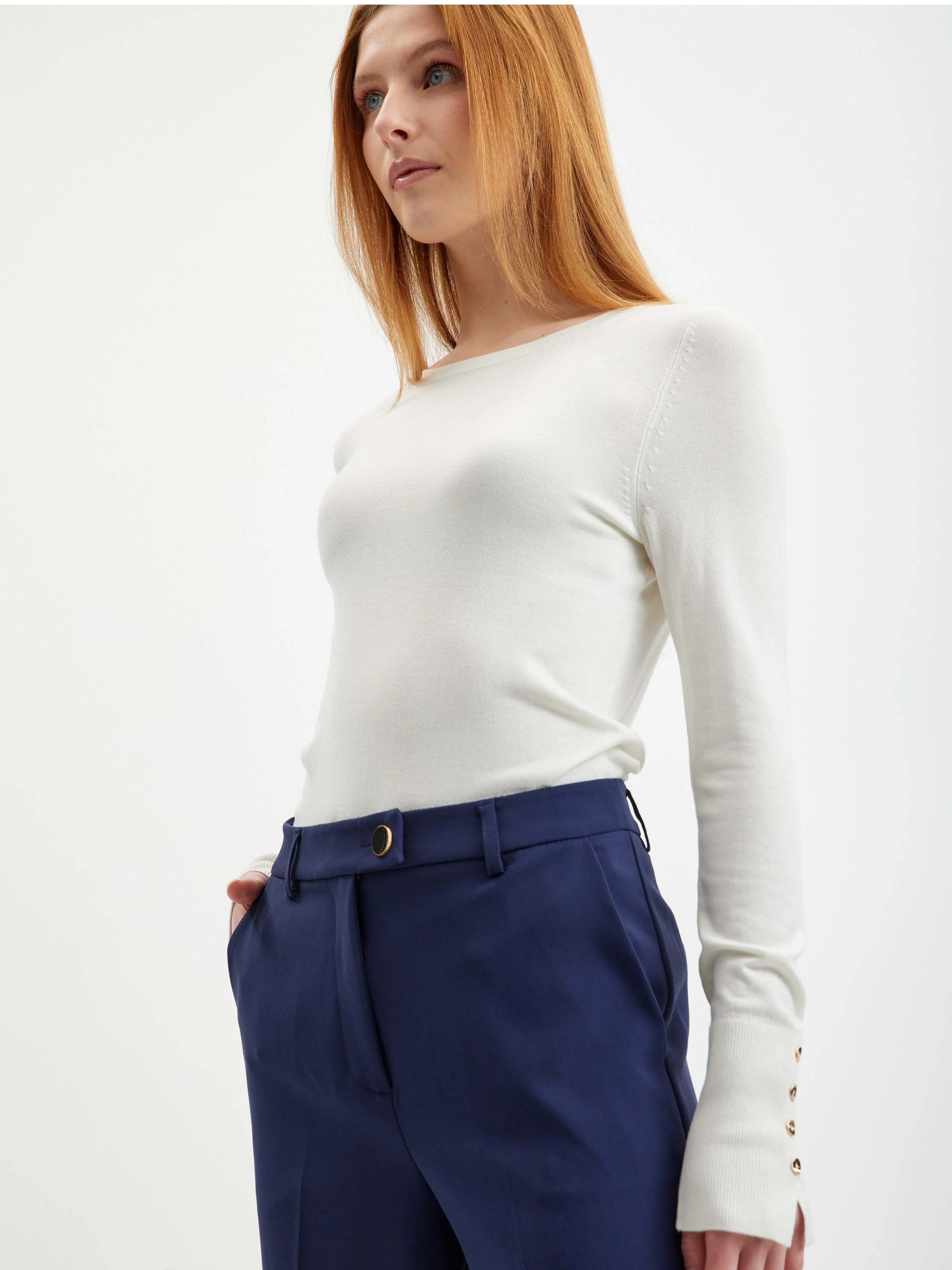 Cremefarbener Damenpullover ORSAY